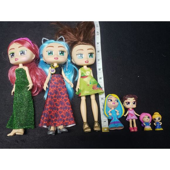 Jay @ Play Boxy Girls Khloe Gabriella Everly Large & Mini Prom Night Dolls Lot - Picture 6 of 7